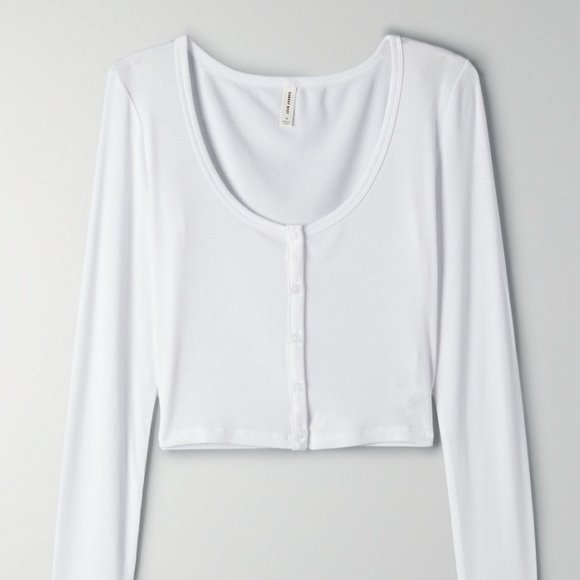 Aritzia Tops - Aritzia Sunday Best Long Sleeve Holly Crop Top